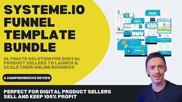 Systeme.io Funnel Template Bundle Review: Perfect for Digital Sellers to Boost Leads & Sales with 100% Profit Ideal for digital product sellers to buy, use, and resell — keep all the profits with this affordable Funnel Builder Template Bundle