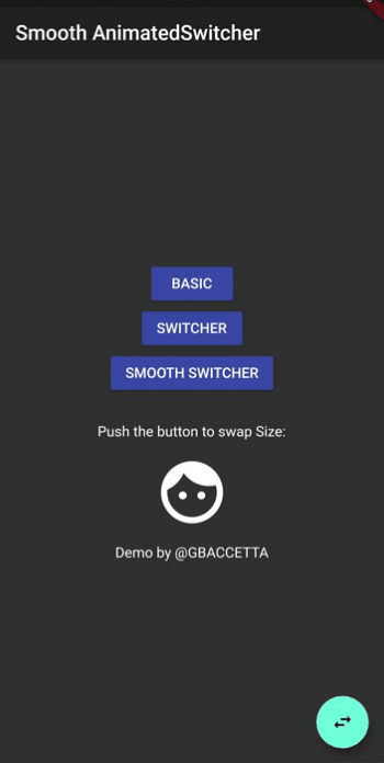 Flutter AnimatedSwitcher with AnimatedSize using bloc architecture | by  Giovanni Accetta | Medium