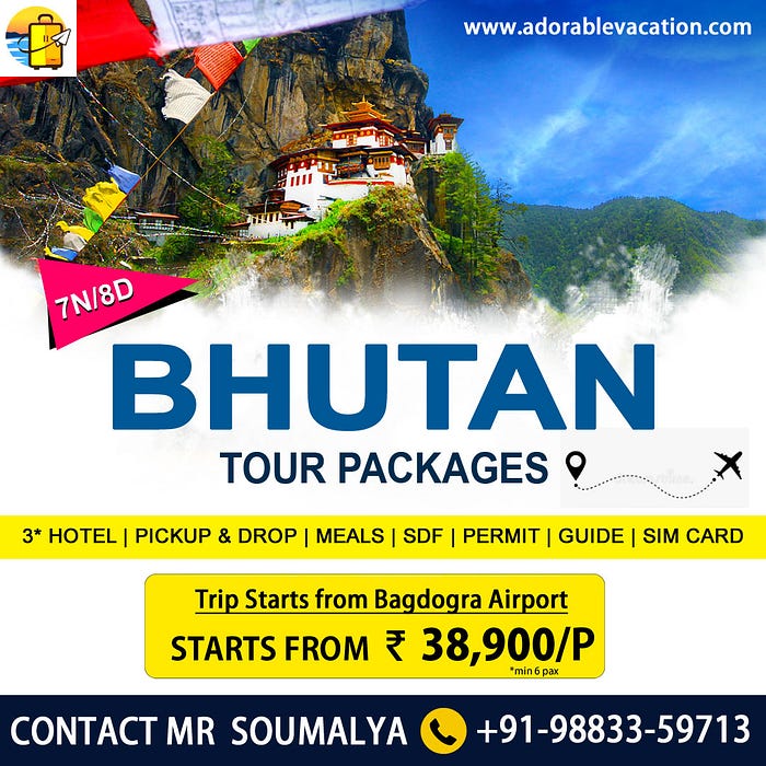Bhutan Vacation from Delhi