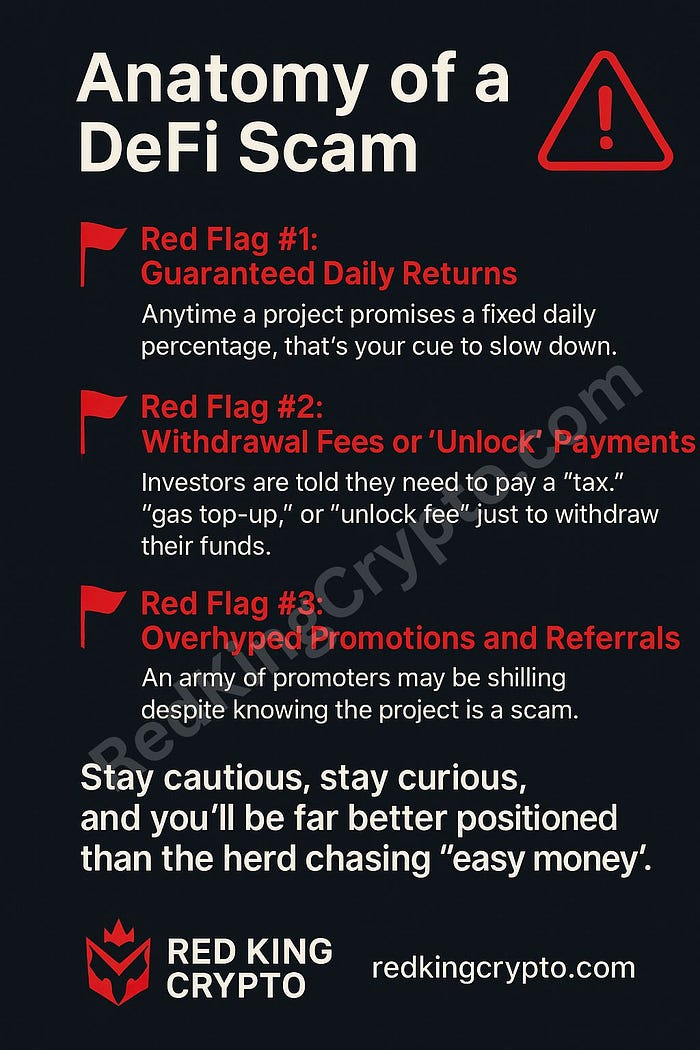 3 Red Flags in DeFi Projects