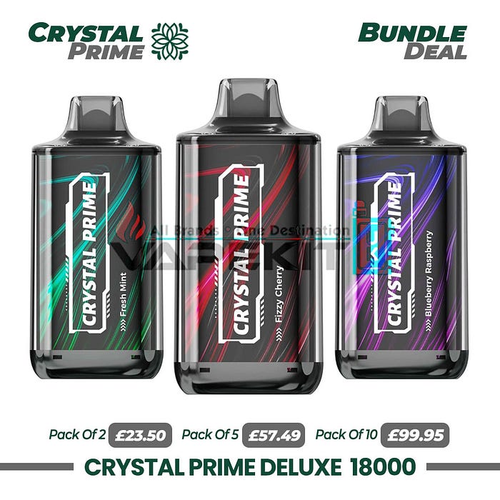 Crystal Prime deluxe 18000 puffs