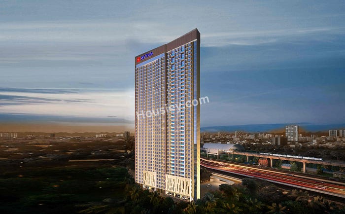 Sethia Highway Bonanza will be constructed on 4 acres of land parcel, 2 towers with G+40 floors having 2 BHK premium residences.
