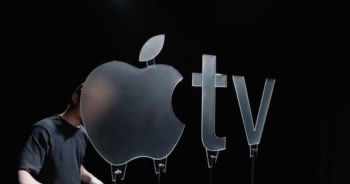 Apple TV ad using real glass instead of AI or CGI