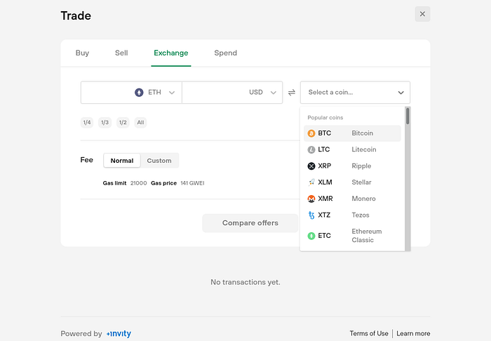 Exchange cryptocurrencies securely using you hardware wallet — without KYC!