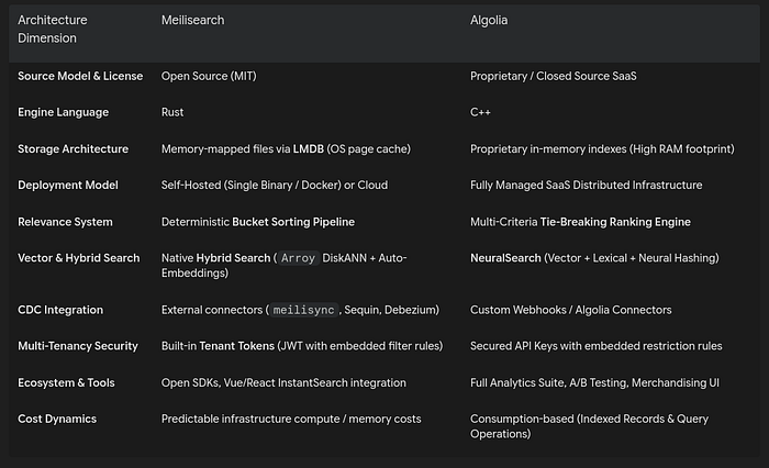 Architecting Search Engines: A Deep Dive into Meilisearch Internals, Vector Retrieval, and Algolia