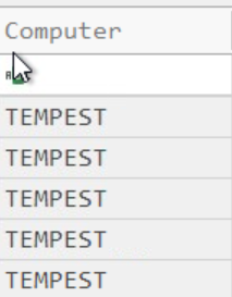 Compromised Computer, TEMPEST, from Timeline Explorer.