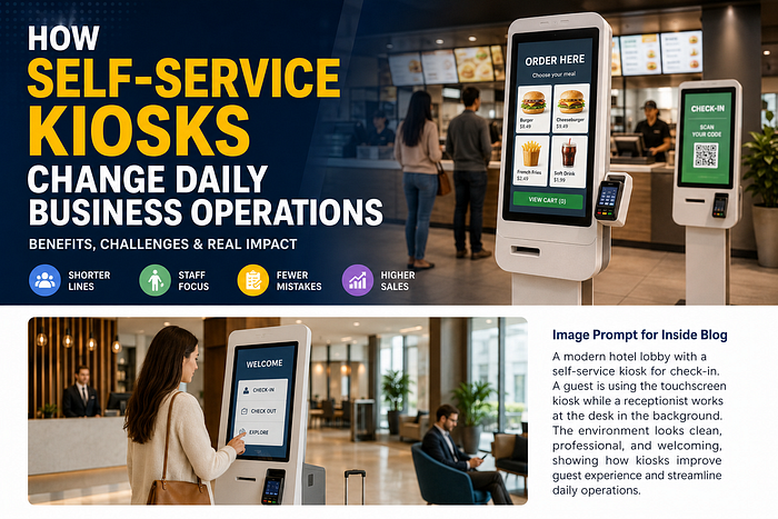 Self-service kiosks
