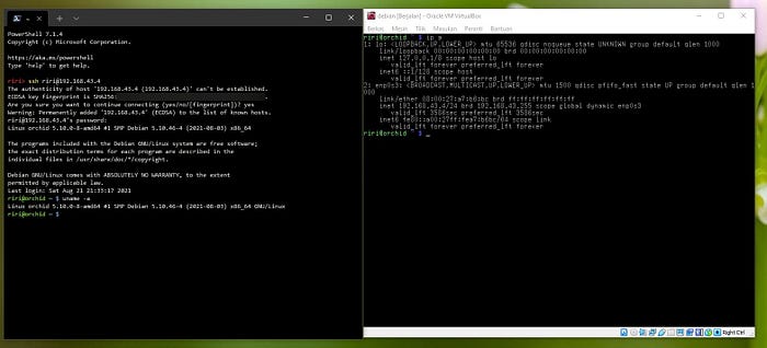 SSH Ke Mesin Debian di VirtualBox