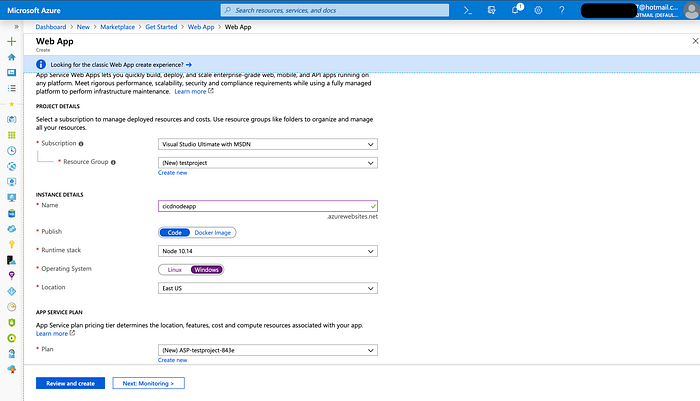 Deploying a Node JS App to Azure App Service using Azure Dev-ops (Part ...