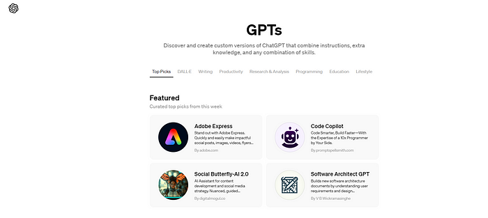 Discover The Top 10 Most Used OpenAI GPTs