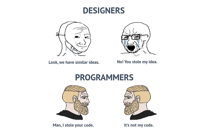 It’s not my code meme greatly shows the AI “plagiarism” too