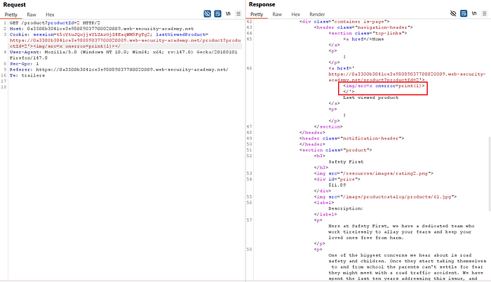 Image 4 — DOM-Based Cookie Manipulation