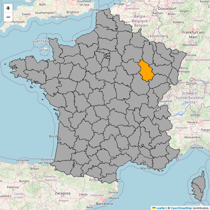Folium map fitted to the bounds. Image created by author.