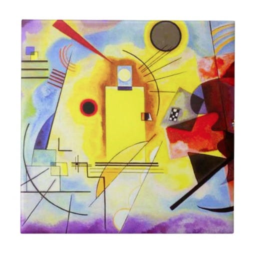 Vassily Kandinsky, “Jaune Rouge Bleu” | by Julien Baldacchino |  Bav{art]dages | Fiction | Medium