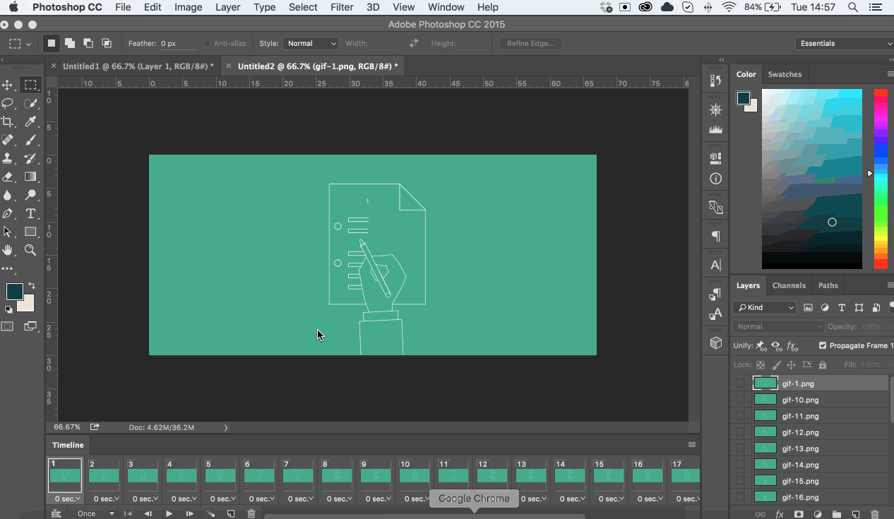 Photoshop Information Revealing Example