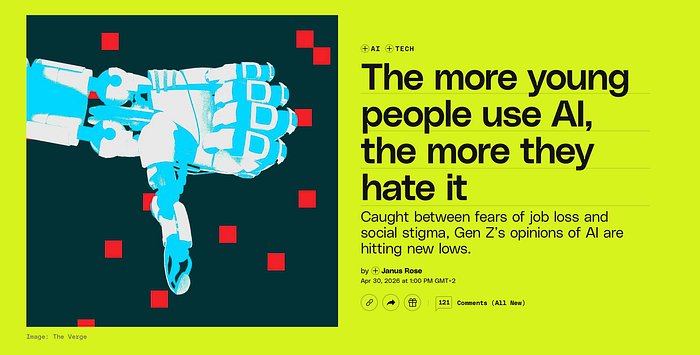 AI is for early adopters, but young people are not it