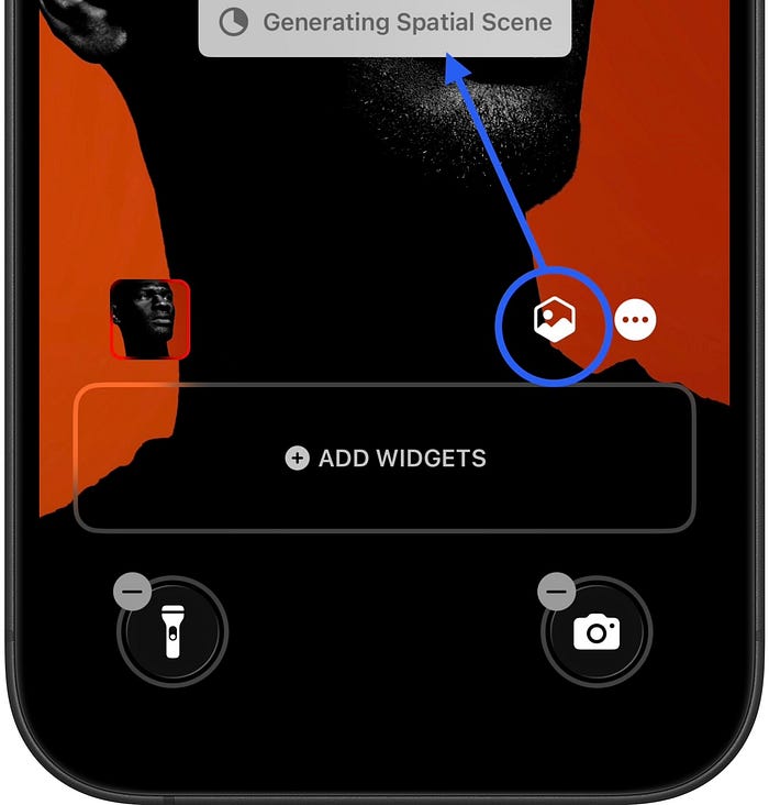 Generating Spatial Scene for Lock Screen wallpaper