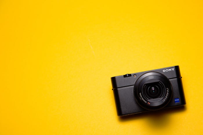 Black Sony point-and-shoot by C D-X via Unsplash