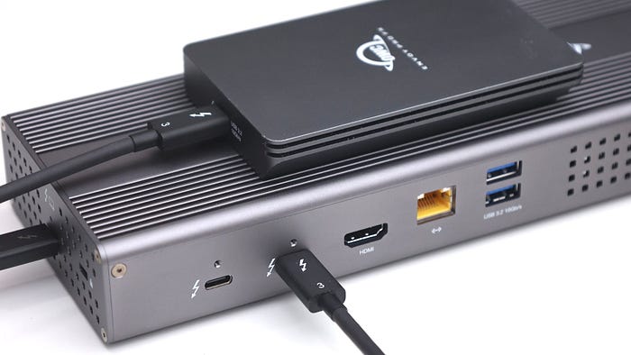 單獨行動更方便,不再外掛電源轉接 OWC Thunderbo 單獨行動更方便,不再外掛電源轉接 OWC Thunderbo
