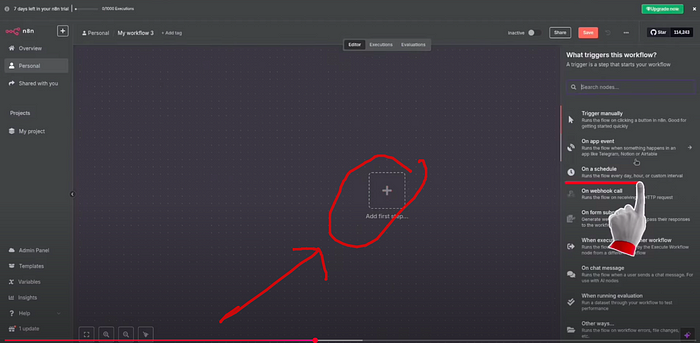 Create a New Workflow and Set the Trigger