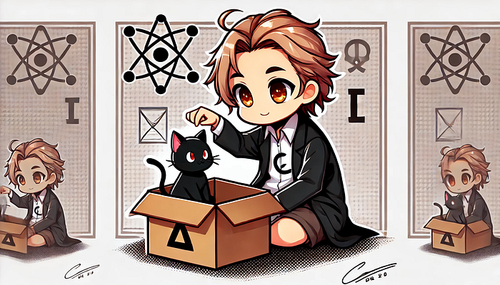 Richard Feyman playing with Schrodinger’s Cat