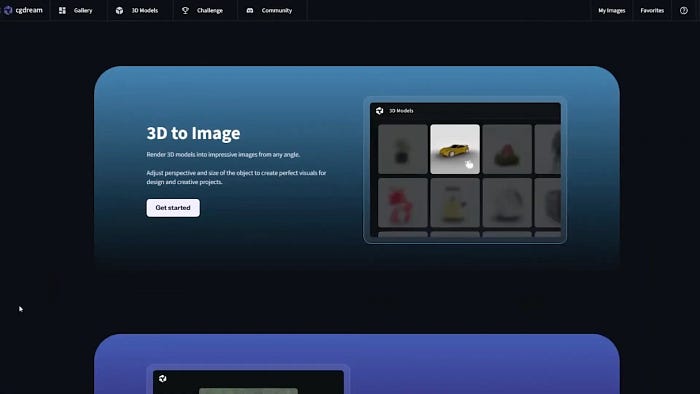 CGDream 3D to Image