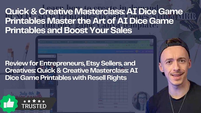 Quick & Creative Masterclass: AI Dice Game Printables Master the Art of AI Dice Game Printables and Boost Your Sales