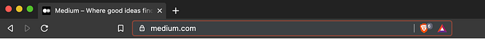 Medium browser tab