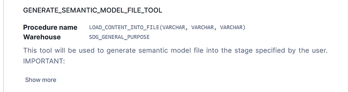 Tool 3: Generate Semantic Model File
