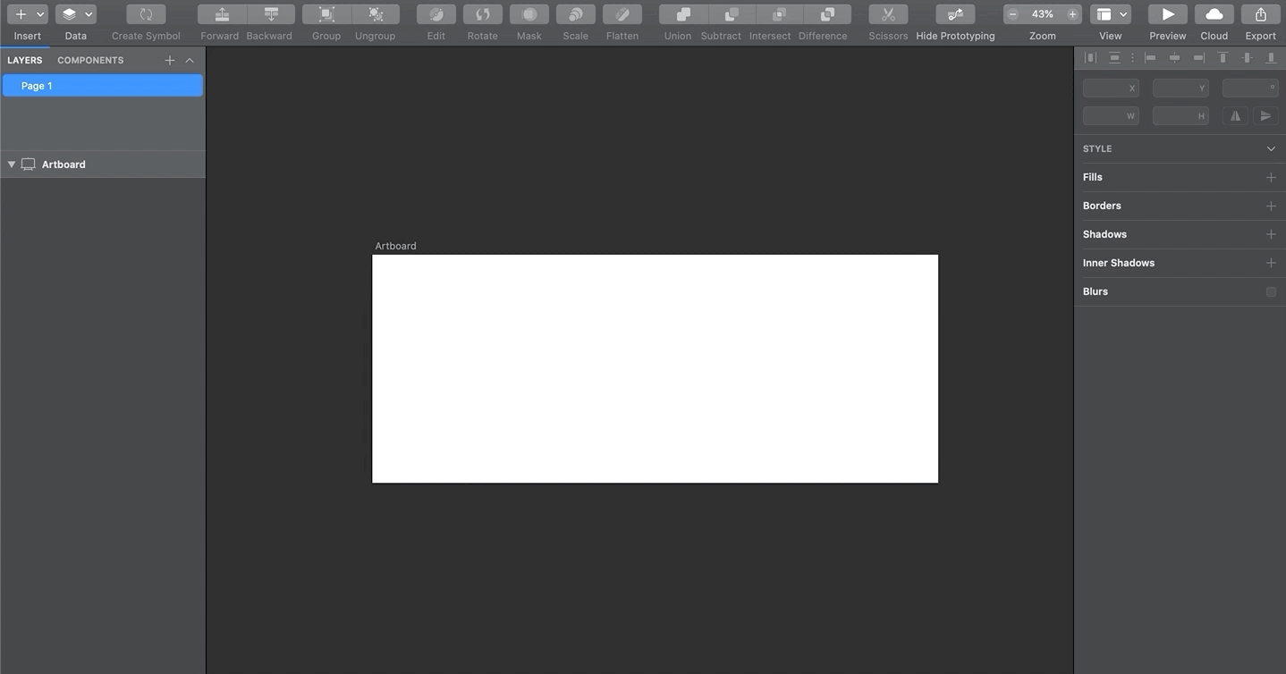 A GIF describing how to create layout grids in Sketch.