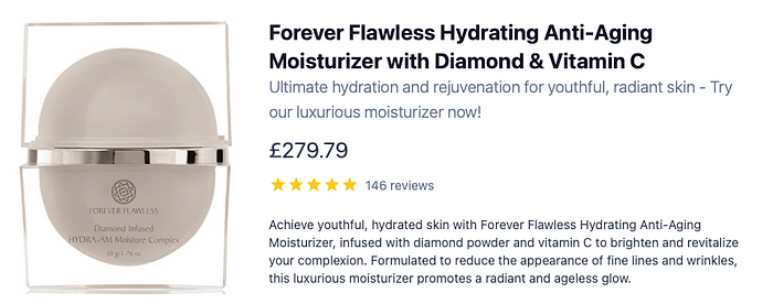 Forever Flawless HYDRA-AM Daily Moisturizer Cream