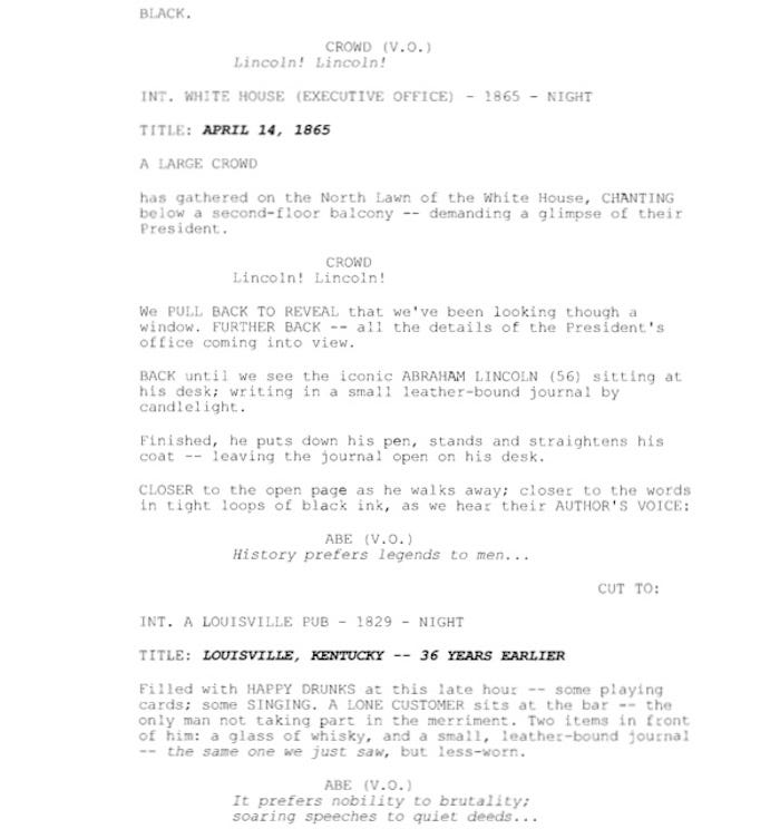Page One: “Abraham Lincoln: Vampire Hunter” (2012) - Go Into The Story