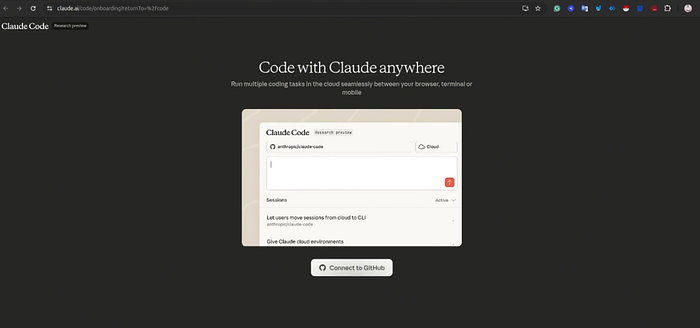 Turn on Claude Code on Web