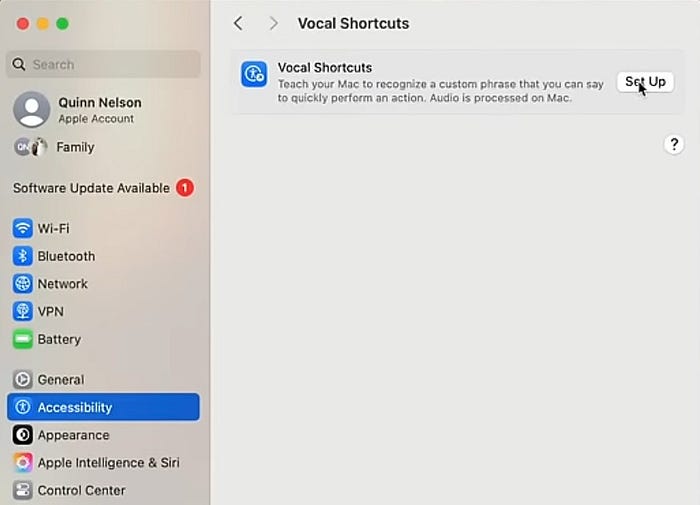 Vocal Shortcuts