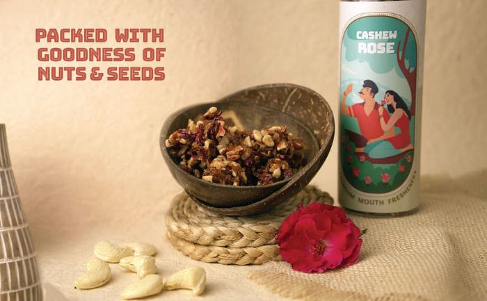 Cashew Rose Mukhwas