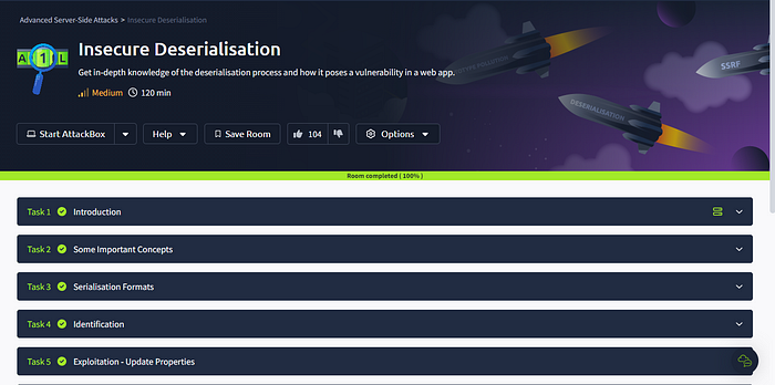 Insecure Deserialisation - TryHackMe