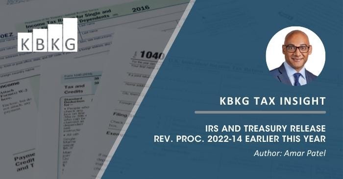 The IRS And Treasury Released Rev. | By KBKG | Medium