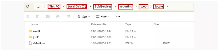How to enable localization