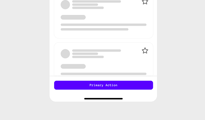 card showing a primary button extending its parent’s width