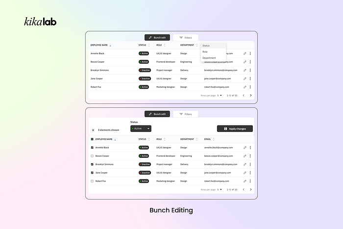Designing big data tables: Insights from a UX/UI Perspective | Medium