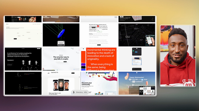 Background/visuals example