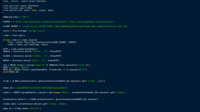 Integrating Google APIs using python — Slides API is fun | by Bhishan ...