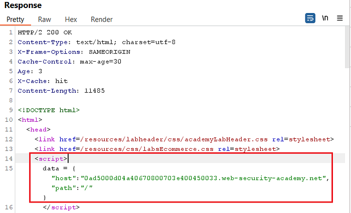 Image 1 — Combining Web Cache Poisoning with X-Forwarded-Host and X-Original-URL Headers