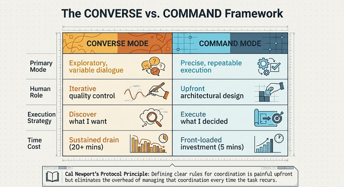 The COMMAND vs CONVERSE Framework What the Difference Looks Like in Practice