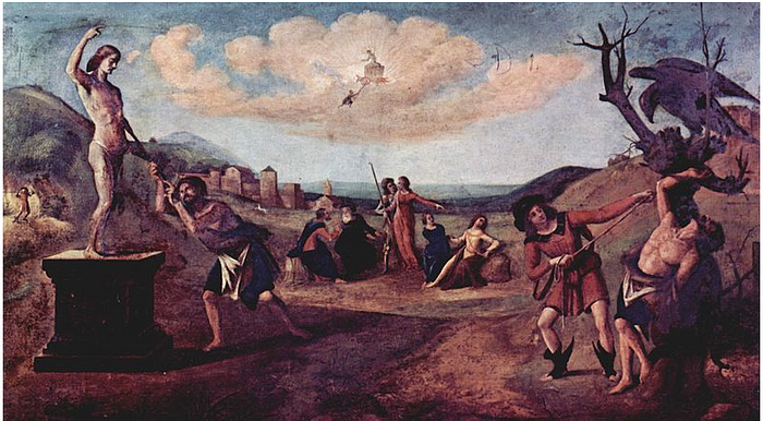 Prometheus Miti, Mythos des Prometheus, Piero di Cosimo, 1890, Musées de la Ville de Strasbourg