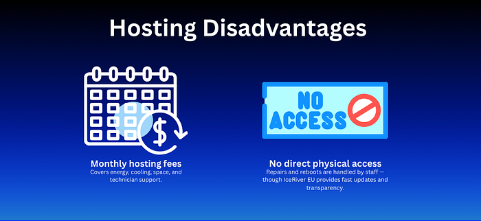 Hosting Disadvantages