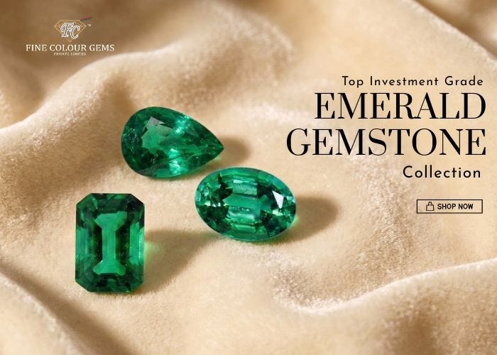 Top Investment Grade Emerald Gemstone Collection