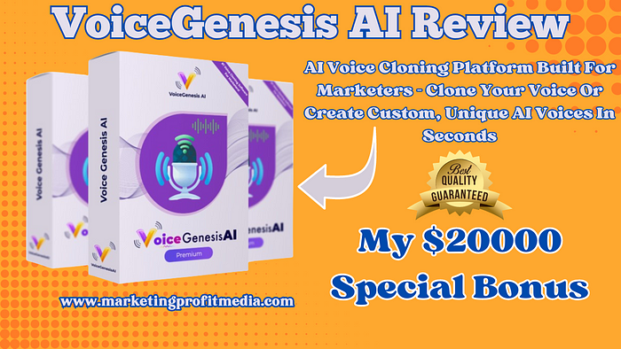 VoiceGenesis AI Review — Create Unique AI Voices for Any Niche