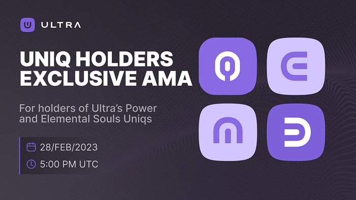 Exclusive AMA for Uniq holders